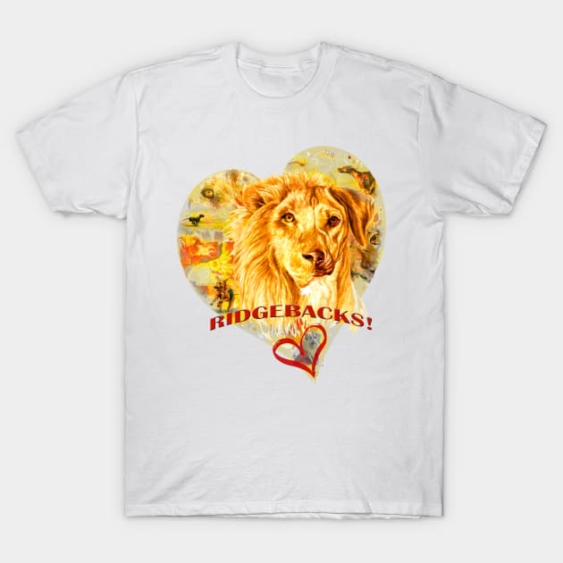 Ridgebacks! T-Shirt by Leisa